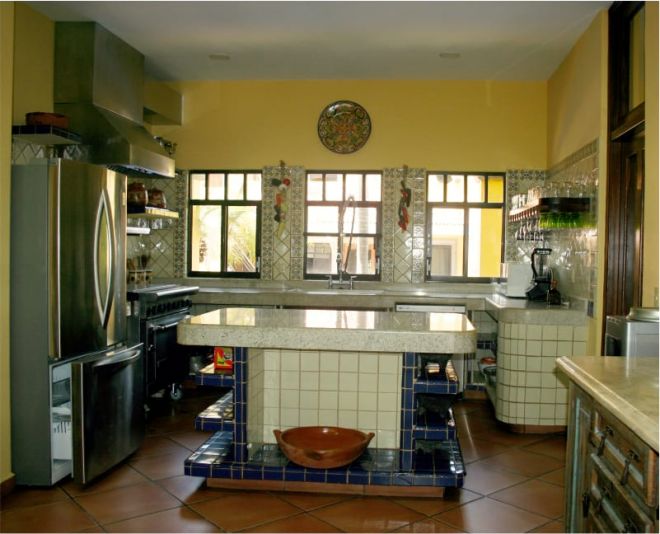 Hacienda Patrizia main Village profesional kitchen
